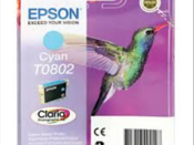 Epson Cartuccia Originale T0802 Ciano