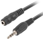 Prolunga stereo Jack 3.5mm M/F 1,5Mt.