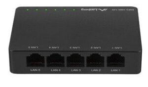 Switch di rete Lanberg 5 Porte Gigabit 12V..