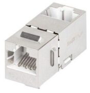 Frutto Keystone Passante F/F RJ45 Cat.5 Ftp