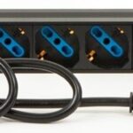 Multipresa Verticale 12 Posti con magnetoter.