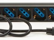 Multipresa Verticale 12 Posti con magnetoter.