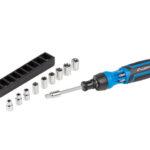 Giravite a cricchetto 9 bussole e 3 punte.