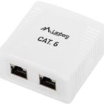 Box a muro con 2 porte LAN FTP