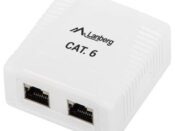 Box a muro con 2 porte LAN FTP