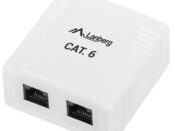 Box a muro con 2 porte LAN UTP