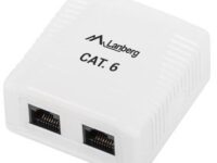 Box a muro con 2 porte LAN UTP