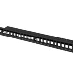 Patch Panel 24 Porte 1U vuoto Bk.