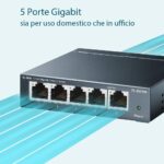Switch Tp-Link 5 Porte Gigabit.