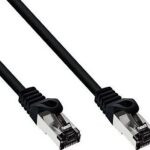 Cavo rete Cat.8.1 S/FTP 1,0Mt LSZH Nero