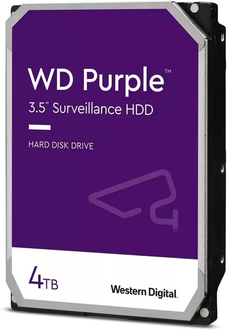 Hd Western Digital 3,5" da 4Tb Purple (DVR)