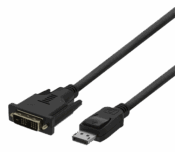 Cavo Deltaco Displayport(M) a DVI-D(M) 2Mt
