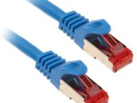 Cavo rete Cat.6 S/FTP 0,30Mt Blu