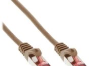 Cavo rete Cat.6 S/FTP 0,25Mt Marrone