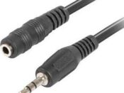 Prolunga stereo Jack 3.5mm da M./F. 5Mt