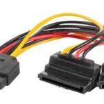 Cavo alim.int.da Sata Maschio a 2 sata Fem