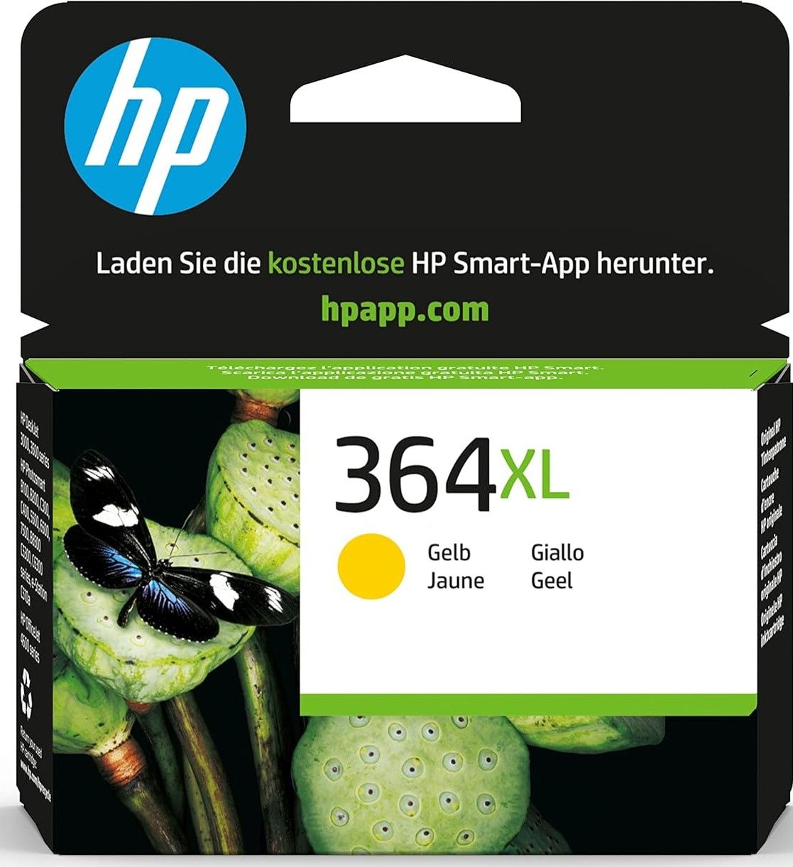 HP Cartuccia Originale N.364XL Yellow