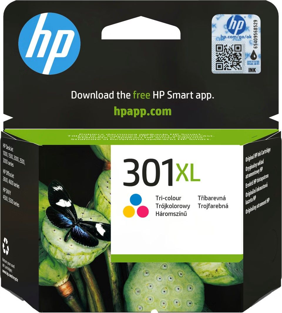 HP Cartuccia Originale N.301XL Color