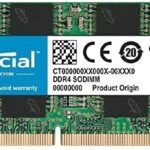 Ddr4 Crucial So-dimm 16Gb 3200Mhz.