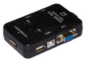 Switch Kvm USB VGA per 2 PC cavi inclusi