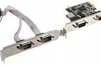 Scheda PCI-E 4 Com  LOW PROFILE BRACKET