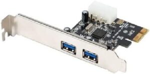 Scheda PCI-E 2 X USB 3.1 GEN1 + LOW PROFILE B