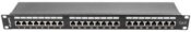 Patch Panel 24 Porte Cat.6 Schermato.