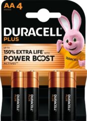 Batteria DuracellAA Stilo 1.5V Blister 4Pz