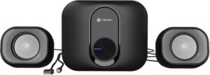 Casse 2.1 Pug USB 6W Nero