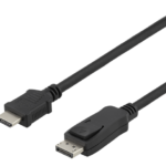 Cavo Deltaco Displayport(M) a HDMI 2Mt