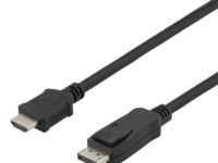 Cavo Deltaco Displayport(M) a HDMI 2Mt
