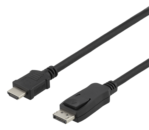 Cavo Deltaco Displayport(M) a HDMI 2Mt