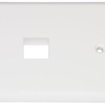 Placca Portafrutti 1 posizione Colore Bianco