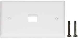 Placca Portafrutti 1 posizione Colore Bianco