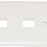 Placca Portafrutti 2 posizioni Colore Bianco