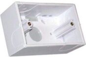 Scatola a muro per Placche RJ45 colore Bianco