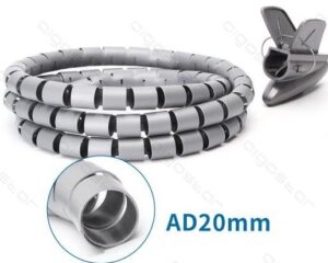 Canalina coprifilo spirale 0,20mm 1,50mt Grig