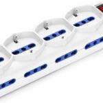 Multipresa a 12 Vie con Inter.16A cavo 1.5mt