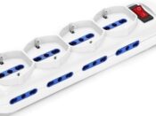 Multipresa a 12 Vie con Inter.16A cavo 5mt