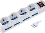 Multipresa a 12 Vie 4 Shuko+ 8 bipasso 16A