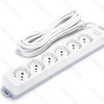 Multipresa a 6 Vie con Inter. 16A cavo 5mt