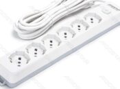 Multipresa a 6 Vie con Inter. 16A cavo 5mt