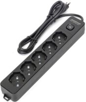 Multipresa a 5 Vie con Inter. 16A  cavo 1,5mt