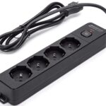 Multipresa a 4 Vie con Inter.16A cavo 5mt