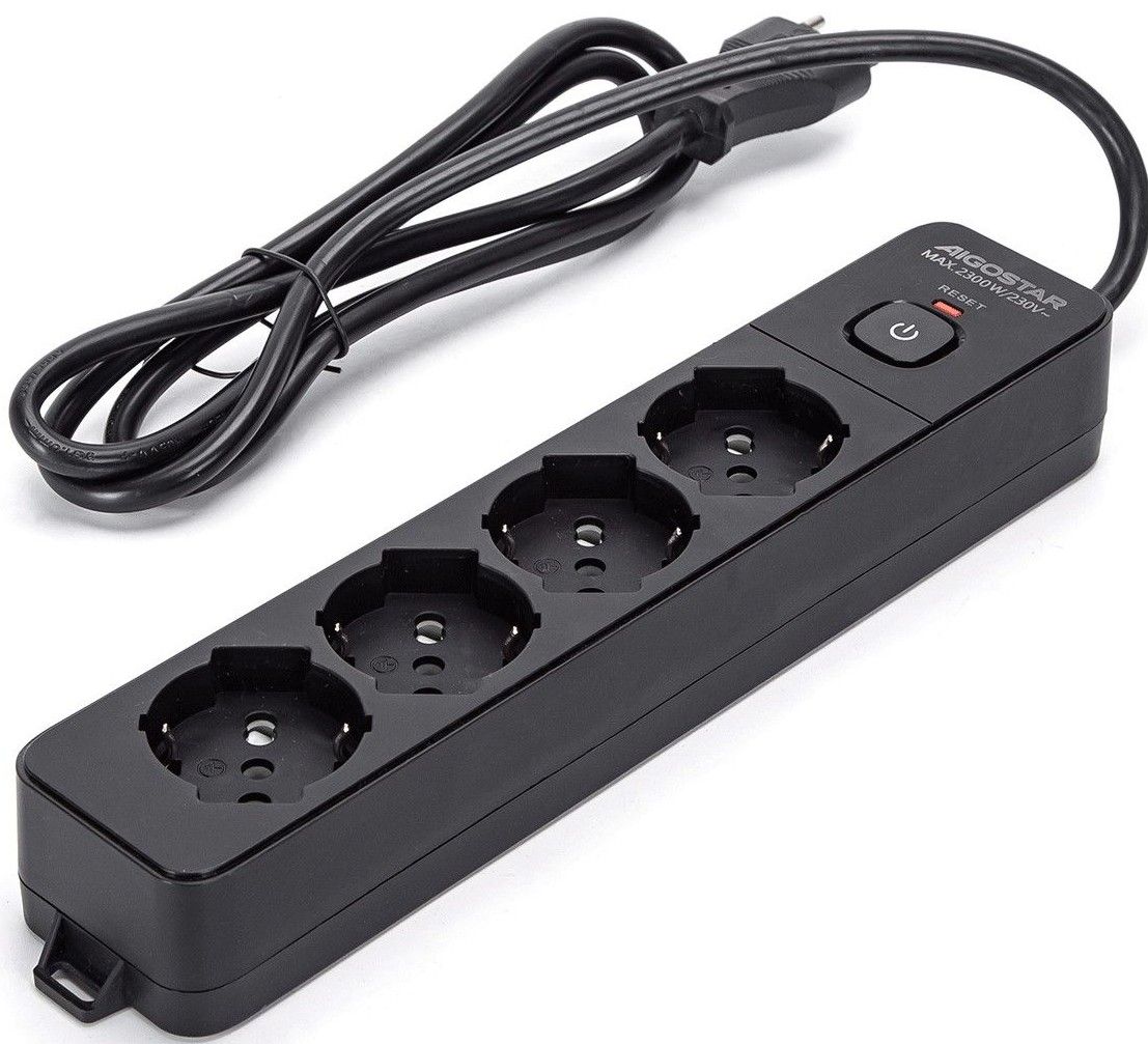 Multipresa a 4 Vie con Inter.16A cavo 5mt