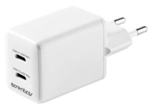 Caricatore Essentials 2 porte Type C 45W