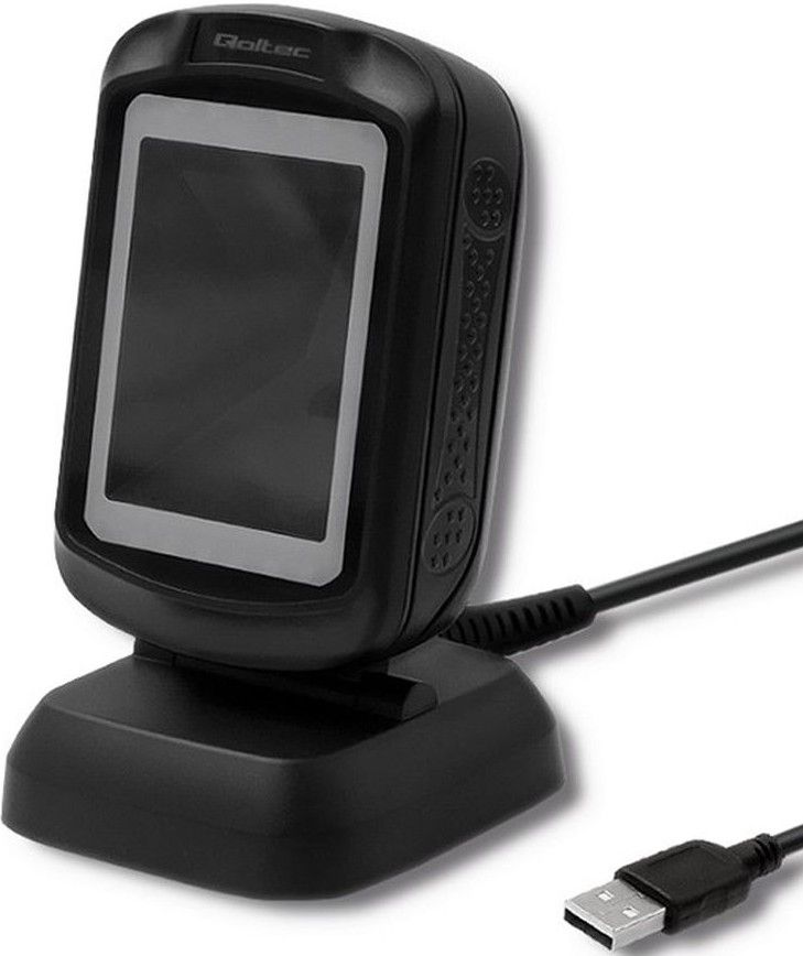 Lettore Barcode Qoltec da banco 2D Laser USB