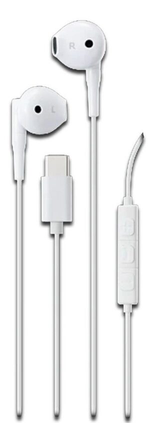 Auricolari Streetz con microfono USB-C Bianco