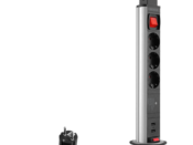 Multipresa per scriv. a scomparsa 3xSch.2xUSB