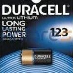 Batteria Duracell DL123 3V Blister da 1Pz